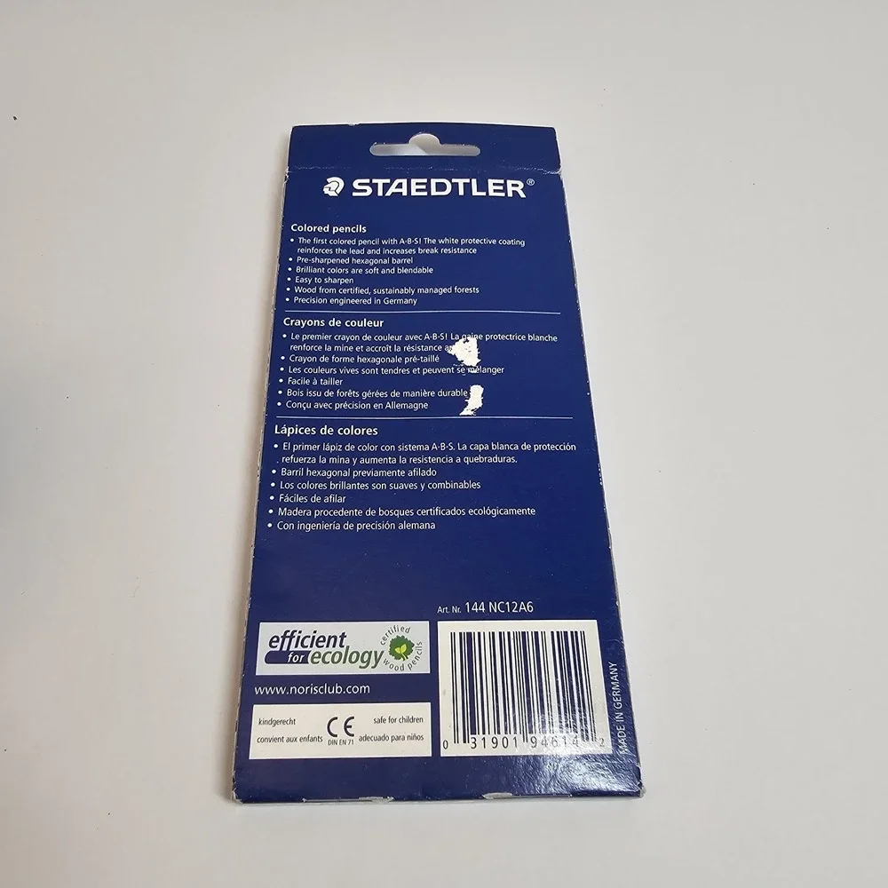 Staedtler Noris Club‎ Colored Pencils 12 Pack Pre Sharpened New